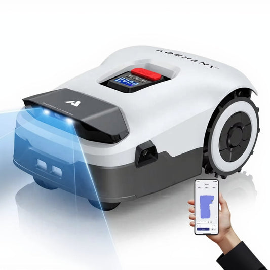 Genie3000 Max. 3600M² AI Wireless Robotic Lawnmower, Full Band Rtk+4-Eye Vision Lawn Mower Robot, APP Control