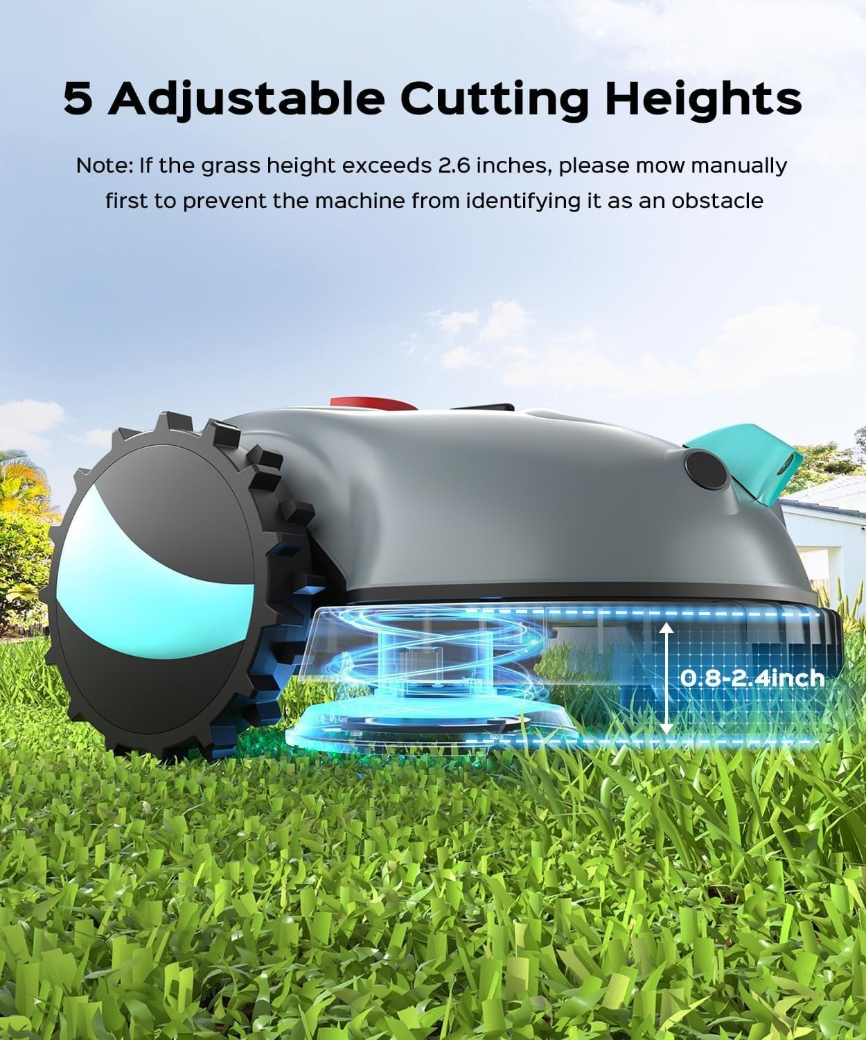 Grass Smart Robotic Lawn Mower Intelligent Robot Lawnmower