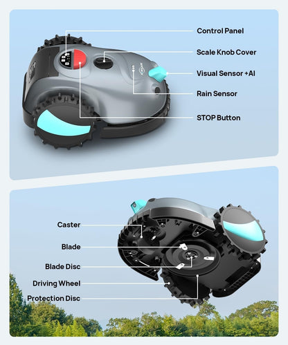 Grass Smart Robotic Lawn Mower Intelligent Robot Lawnmower